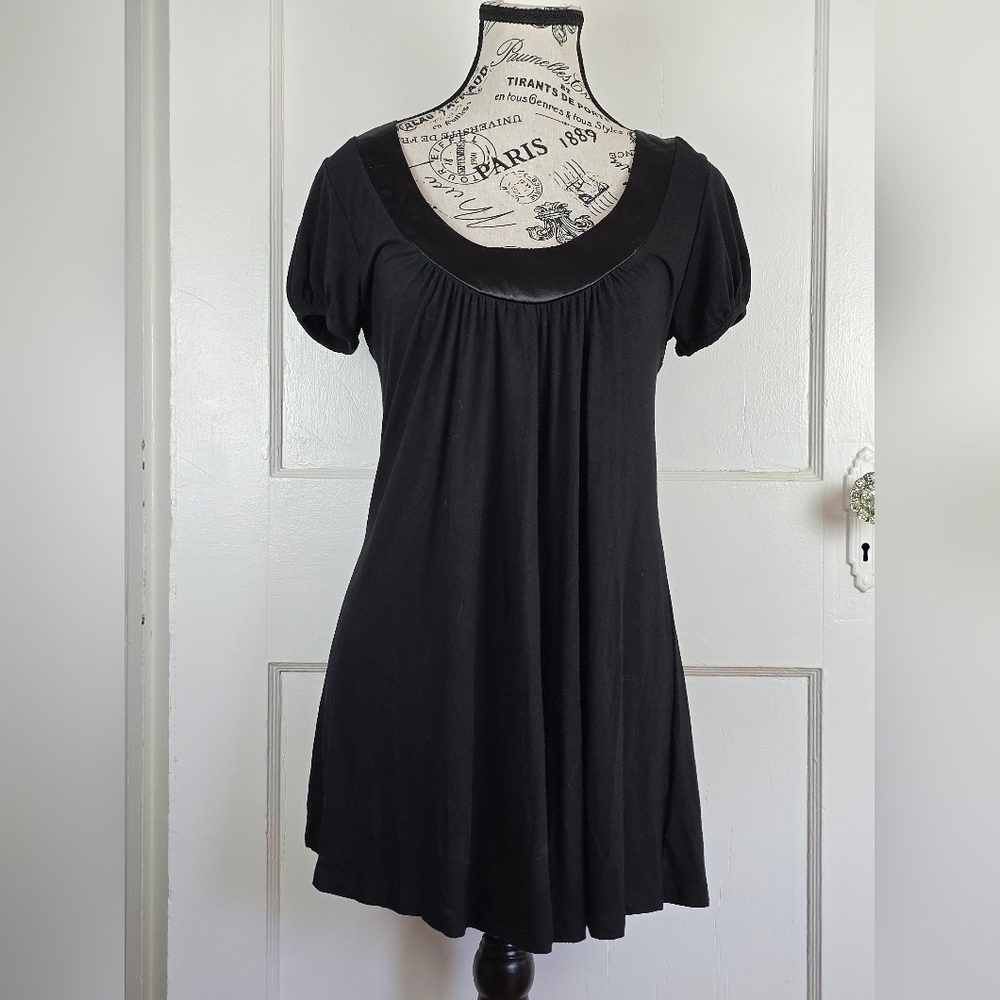 FINAL Vintage 90's Forever 21 Knit and Satin Top L